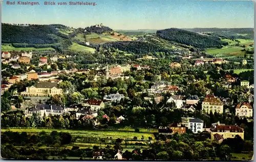 42195 - Deutschland - Bad Kissingen , Blick vom Staffelsberg , Feldpost - gelaufen