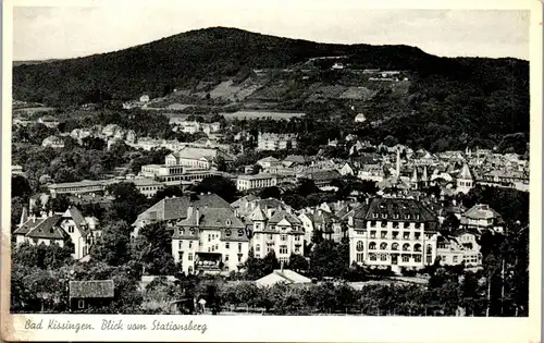 42196 - Deutschland - Bad Kissingen , Blick vom Stationsberg - gelaufen 1957