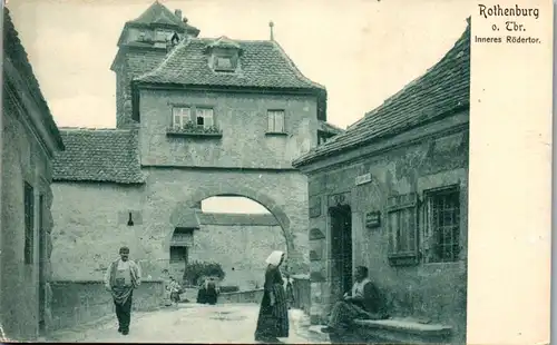 42237 - Deutschland - Rothenburg , Inneres Rödertor - nicht gelaufen