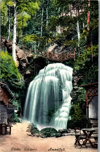 42255 - Deutschland - Amselfall , Sächsische Schweiz , Amselfall - nicht gelaufen
