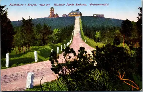 42262 - Deutschland - Fichtelberg , Erzgebirge , Höchster Punkt Sachsens , Prinzenstraße - nicht gelaufen