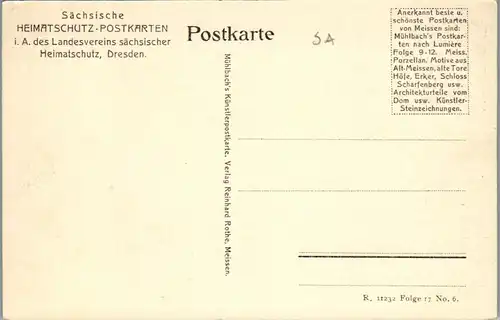 42269 - Deutschland - Erzgebirge , Erzgebirge , Altes Wohnhaus , Heimatschutz Postkarte - nicht gelaufen