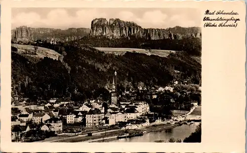42287 - Deutschland - Bad Schandau , Elbsandsteingebirge , Sächsische Schweiz - gelaufen 1940