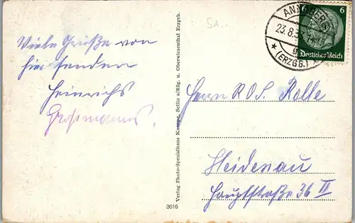 42294 - Deutschland - Oberwiesenthal , Erzgebirge - gelaufen 1933