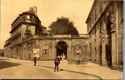 42307 - Deutschland - Bayreuth , Eingang zum königlichen Hofgarten - gelaufen 1915