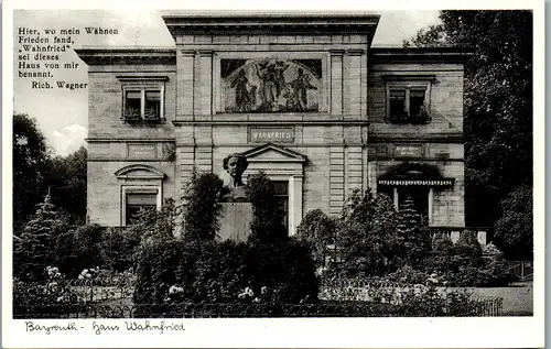 42336 - Deutschland - Bayreuth , Haus Wahnfried , Richard Wagner - nicht gelaufen