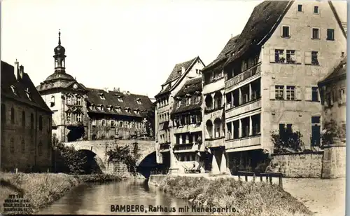 42354 - Deutschland - Bamberg , Rathaus mit Kanalpartie - nicht gelaufen