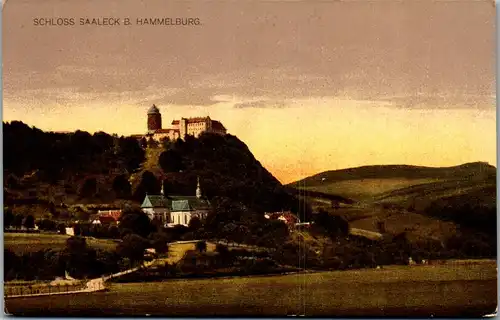 42375 - Deutschland - Hammelburg , Schloß Saaleck , Feldpost - gelaufen 1916