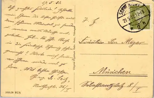 42376 - Deutschland - Schweinfurt , Partie mit Rathaus - gelaufen 1932