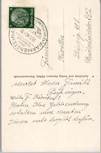 42377 - Deutschland - Warmensteinach ,  - gelaufen 1940