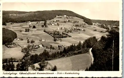 42382 - Deutschland - Warmensteinach , Fichtelgebirge , Blick v. Wurzbachsteig - gelaufen 1940
