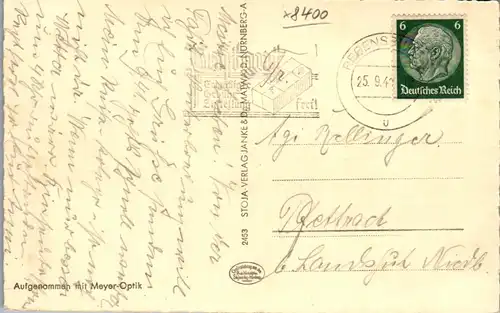 42404 - Deutschland - Regenburg , Gruss aus , Mehrbildkarte , Donaustrudel - gelaufen 1940