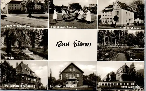 42413 - Deutschland - Bad Eilsen , Villa Barkhausen , Haus Waldblick , Pension Friedrichshof - gelaufen 1962