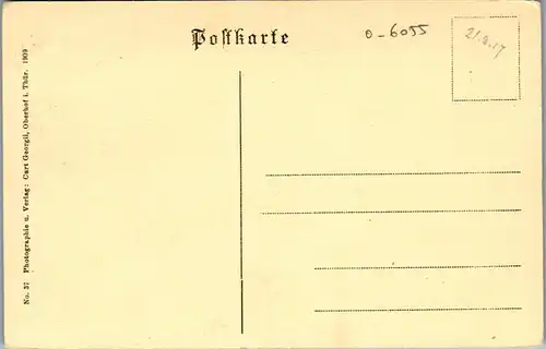 42431 - Deutschland - Oberhof , Die Schmücke - nicht gelaufen 1909