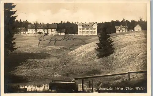 42432 - Deutschland - Oberhof , Die Schmücke - gelaufen 1927