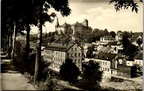 42446 - Deutschland - Mylau , im Vogtl. , Burg , Panorama - gelaufen 1968