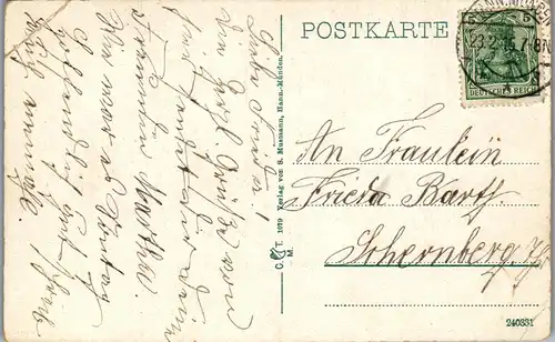 42464 - Deutschland - Hannoversch Münden , Weserblick - gelaufen 1915