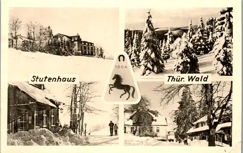 42471 - Deutschland - Schmiedefeld , am Rennsteig , Stutenhaus V.E.B. Zeiss , Ferienheim - gelaufen