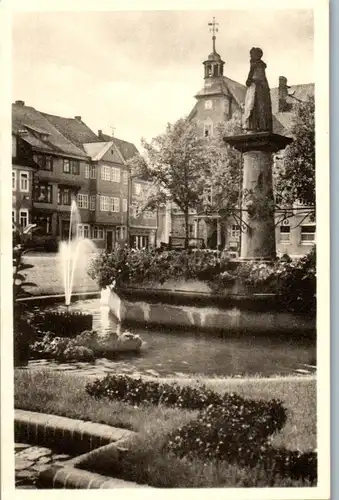 42474 - Deutschland - Schleusingen , i. Thür. , Marktplatz - gelaufen 1951