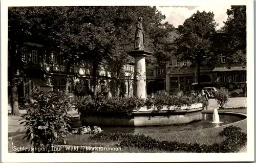 42475 - Deutschland - Schleusingen , i. Thür. , Marktbrunnen - nicht gelaufen