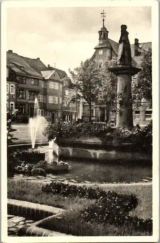 42481 - Deutschland - Schleusingen , i. Thür. , Marktplatz - gelaufen 1952
