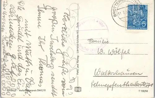 42485 - Deutschland - Großer Inselsberg , Thür. Wald , Gasthof Stöhr - gelaufen 1959