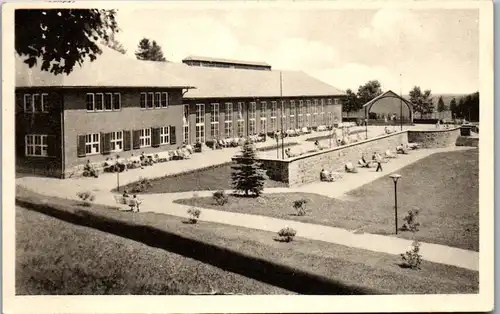 42496 - Deutschland - Oberhof , Thüringen , Kurort , Wandelhalle - gelaufen 1954