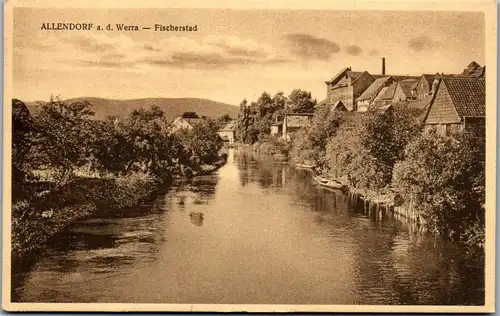42523 - Deutschland - Allendorf , a. d. Werra , Fischerstad - nicht gelaufen