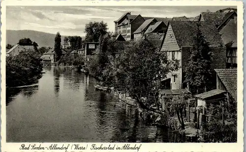42529 - Deutschland - Bad Sooden Allendorf , Werra , Fischerstad in Allendorf - nicht gelaufen