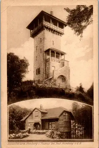 42533 - Deutschland - Bad Homburg , Aussichtsturm Herzberg i. Taunus - gelaufen