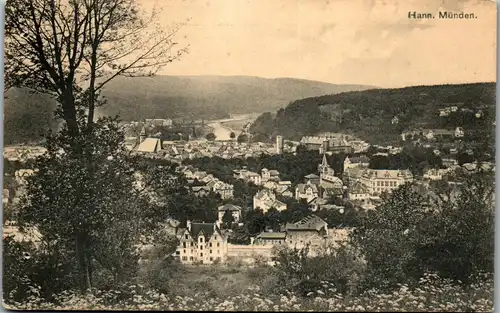 42591 - Deutschland - Hannoversch Münden , Panorama - nicht gelaufen