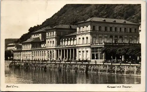 42607 - Deutschland - Bad Ems , Kursaal mit Theater , Feldpost - gelaufen 1942