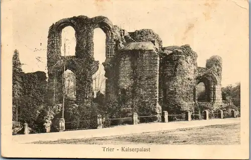 42640 - Deutschland - Trier , Kaiserpalast , Feldpost - gelaufen 1915