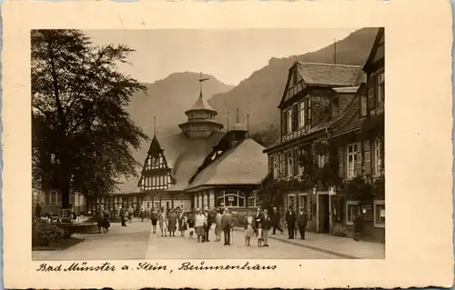 42656 - Deutschland - Bad Münster , a. Stein , Brunnenhaus - gelaufen 1933