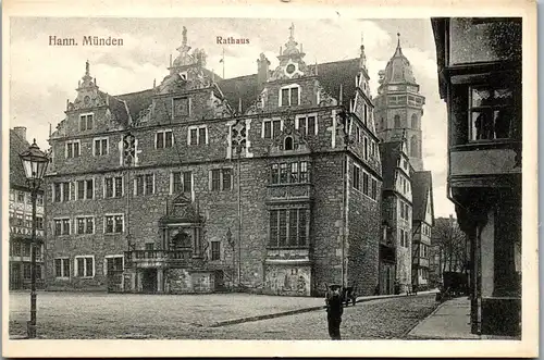 42683 - Deutschland - Hannoversch Münden , Rathaus - nicht gelaufen 1912