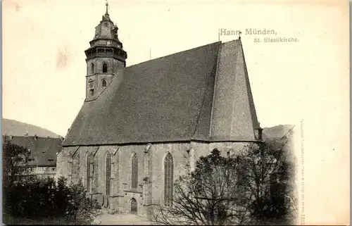 42684 - Deutschland - Hannoversch Münden , St. Blasiikirche - nicht gelaufen