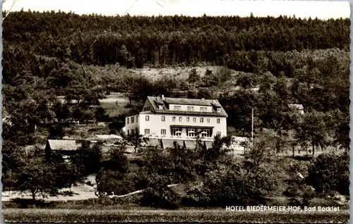 42718 - Deutschland - Bad Bocklet , Hotel Biedermeier Hof , Bes. R. Hopf - gelaufen 1967