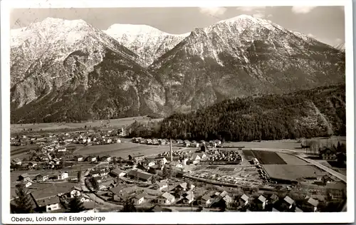 42721 - Deutschland - Oberau , Loisach mit Estergebirge - gelaufen