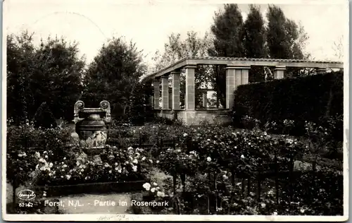 42745 - Deutschland - Forst , N. L. , Partie im Rosenpark - gelaufen 1928