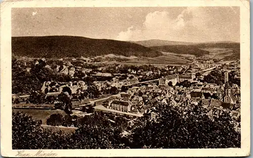 42761 - Deutschland - Hannoversch Minden , Panorama - gelaufen 1933