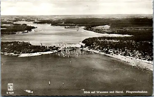 42775 - Deutschland - Wannsee , Havel , Fliegeraufnahme - nicht gelaufen