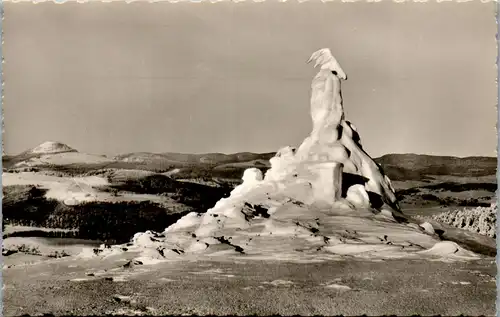 42780 - Deutschland - Die Rhön , Winter , Winterpracht , Wasserkuppe , Fliegerdenkmal - nicht gelaufen