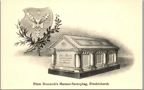 42784 - Deutschland - Friedrichsruh , Fürst Bismarck's Marmor Sarkophag - nicht gelaufen