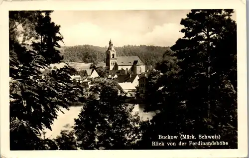 42823 - Deutschland - Buckow , Märk. Schweiz , Blick von der Ferdinandshöhe - gelaufen