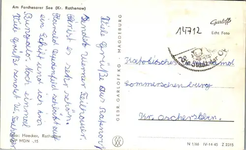 42824 - Deutschland - Ferchesarer See , Kr. Rathenow - gelaufen