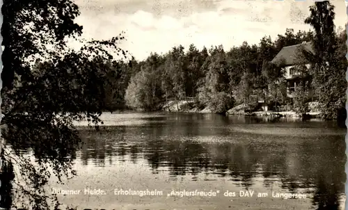 42836 - Deutschland - Bad Düben , Dübener Heide , Erholungsheim Anglersfreude des DAV am Langersee - gelaufen