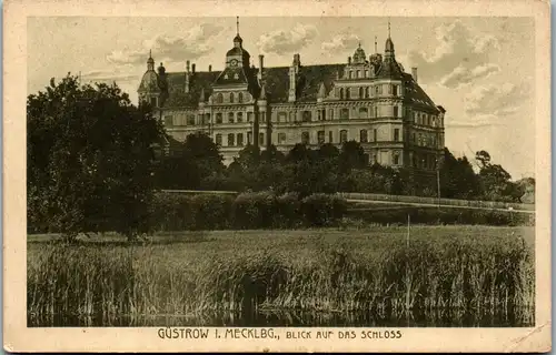 42846 - Deutschland - Güstrow , i. Mecklbg. , Blick auf das Schloss - nicht gelaufen