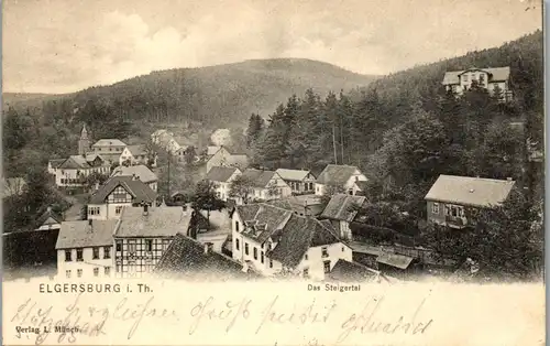 42872 - Deutschland - Elgersburg , i. Th. , Das Steigertal - gelaufen 1905