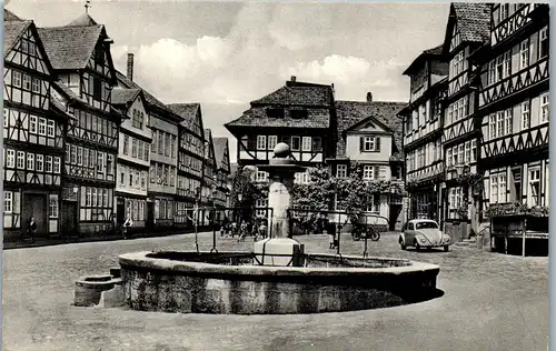 42886 - Deutschland - Bad Sooden Allendorf , Marktplatz in Allendorf - gelaufen 1966