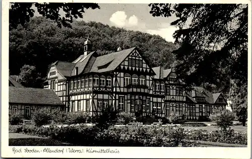 42887 - Deutschland - Bad Sooden Allendorf , Werra , Kurmittelhaus - gelaufen 1952